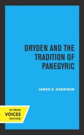 book Dryden and the Tradition of Panegyric