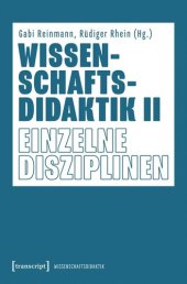 book Wissenschaftsdidaktik II: Einzelne Disziplinen