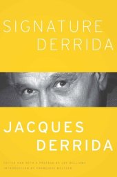 book Signature Derrida