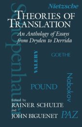 book Theories of Translation: An Anthology of Essays from Dryden to Derrida