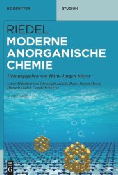 book Riedel Moderne Anorganische Chemie