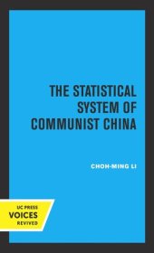 book The Statistical System of Communist China