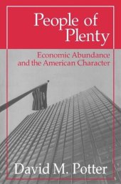 book People of Plenty: Economic Abundance and the American Character