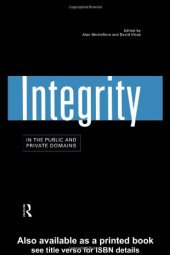 book Integrity in the Public and Private Domains