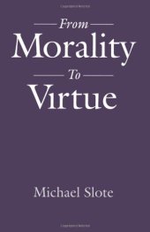 book From Morality to Virtue