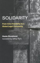 book Solidarity: From Civic Friendship to a Global Legal Community 