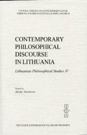 book Contemporary Philosophical Discourse in Lithuania 