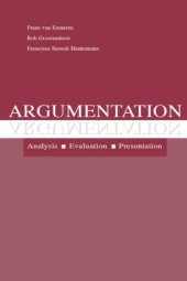 book Argumentation: Analysis, Evaluation