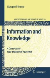 book Information and Knowledge: A Constructive Type-theoretical Approach