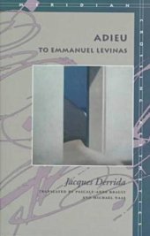 book Adieu to Emmanuel Levinas 