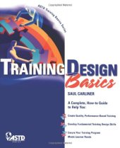 book Training Design Basics 