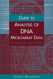 book Guide to Analysis of DNA Microarray Data, 