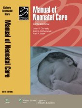 book Manual of Neonatal Care 