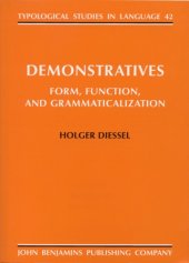 book Demonstratives: Form, Function, and Grammaticalization