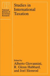 book Studies in International Taxation