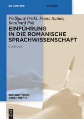 book Einführung in die romanische Sprachwissenschaft