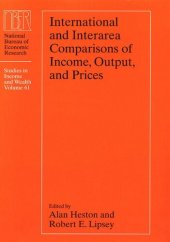 book International and Interarea Comparisons of Income, Output, and Prices