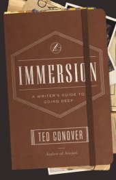 book Immersion: A Writer's Guide to Going Deep