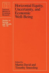 book Horizontal Equity, Uncertainty, and Economic Well-being