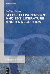 book Selected Papers on Ancient Literature and its Reception