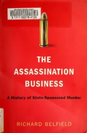 book The Assassination Business: A History of State-Sponsored Murder