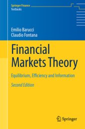 book Financial Markets Theory: Equilibrium, Efficiency and Information