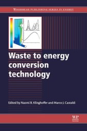 book Waste to Energy Conversion Technology (Woodhead Publishing Series in Energy)