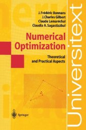 book Numerical Optimization: Theoretical and Practical Aspects