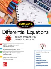 book Schaum's Outline of Differential Equations