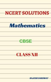 book NCERT Solutions Class XII Mathematics