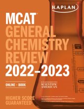 book MCAT General Chemistry Review 2022-2023: Online + Book