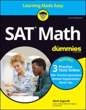 book SAT Math for Dummies with Online Practice