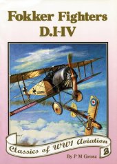 book Windsock Datafile Special No. Fokker Fighters D.I - IV - Classics of WW1 Aviation Volume 2