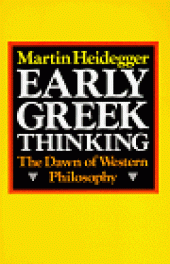 book Early Greek Thinking