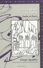 book The End of the Poem: Studies in Poetics 