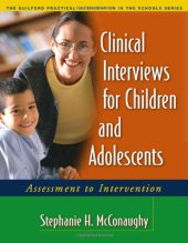 book Clinical Interviews for Children and Adolescents: Assessment to Intervention 