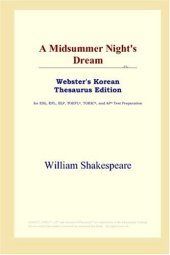 book A Midsummer Night's Dream 