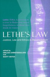 book Lethe's Law: Justice, Law, and Ethics in Reconciliation