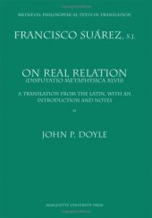 book On Real Relation: A Translation from the Latin, with an Introduction and Notes