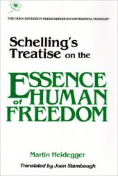 book Schellings Treatise: On Essence Human Freedom 