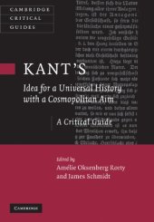 book Kant's 'Idea for a Universal History with a Cosmopolitan Aim': A Critical Guide 