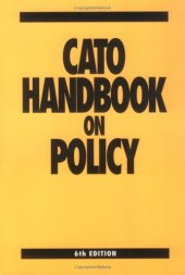 book Cato Handbook on Policy, 2005 