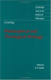 book Lessing: Philosophical and Theological Writings 