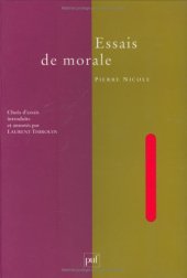 book Essais de morale : contenus en divers traités sur plusieurs devoirs importans