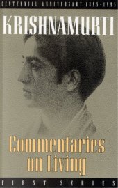 book Commentaries on Living: First Series