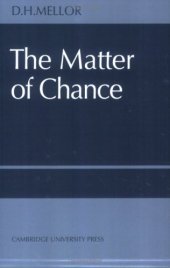 book The Matter of Chance