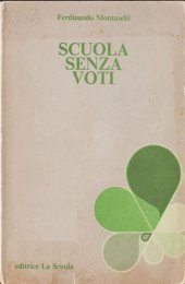 book Scuola senza voti