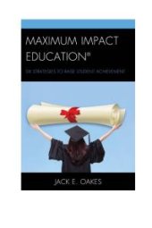 book Maximum Impact Education : Six Strategies to Raise Student Achievement