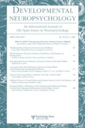 book Measurement of Executive Function in Early Childhood : A Special Issue of Developmental Neuropsychology