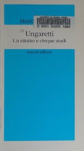 book Ungaretti. Un ritratto e cinque studi